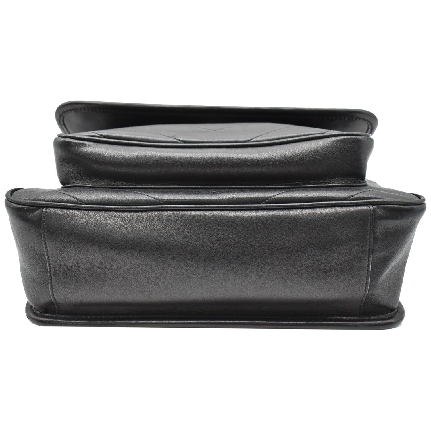 YVES SAINT LAURENT Niki Medium Leather Shoulder Bag Black