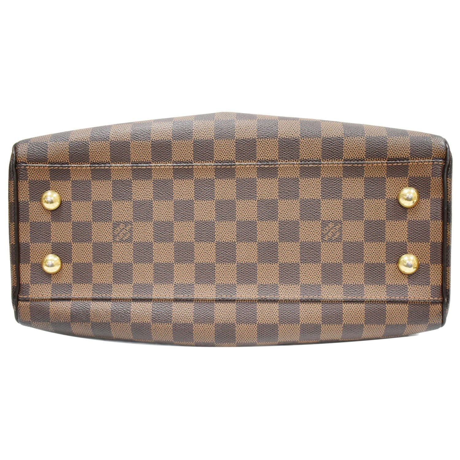 LOUIS VUITTON Trevi PM Damier Ebene Shoulder Bag Brown