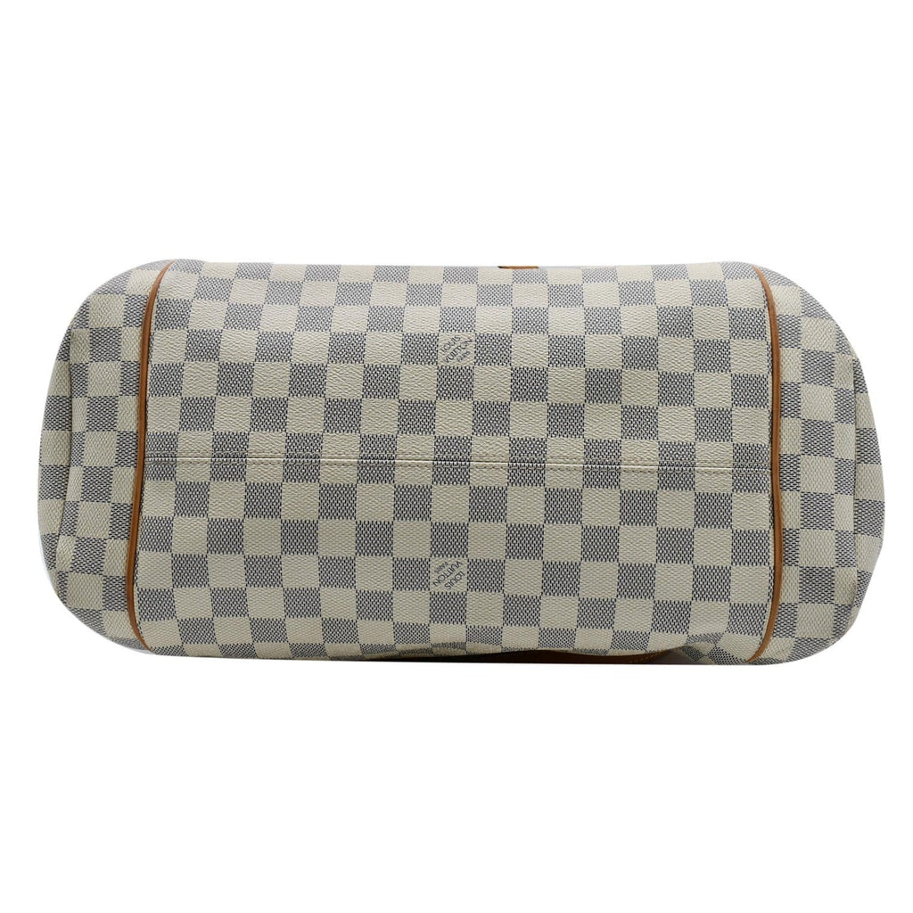 LOUIS VUITTON Totally GM Damier Azur Shoulder Bag White