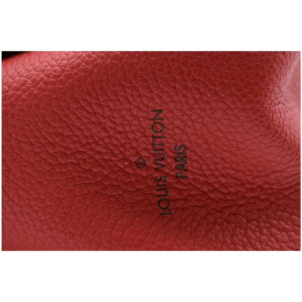 LOUIS VUITTON Soufflot BB Monogram Canvas Shoulder Crossbody Bag Cerise