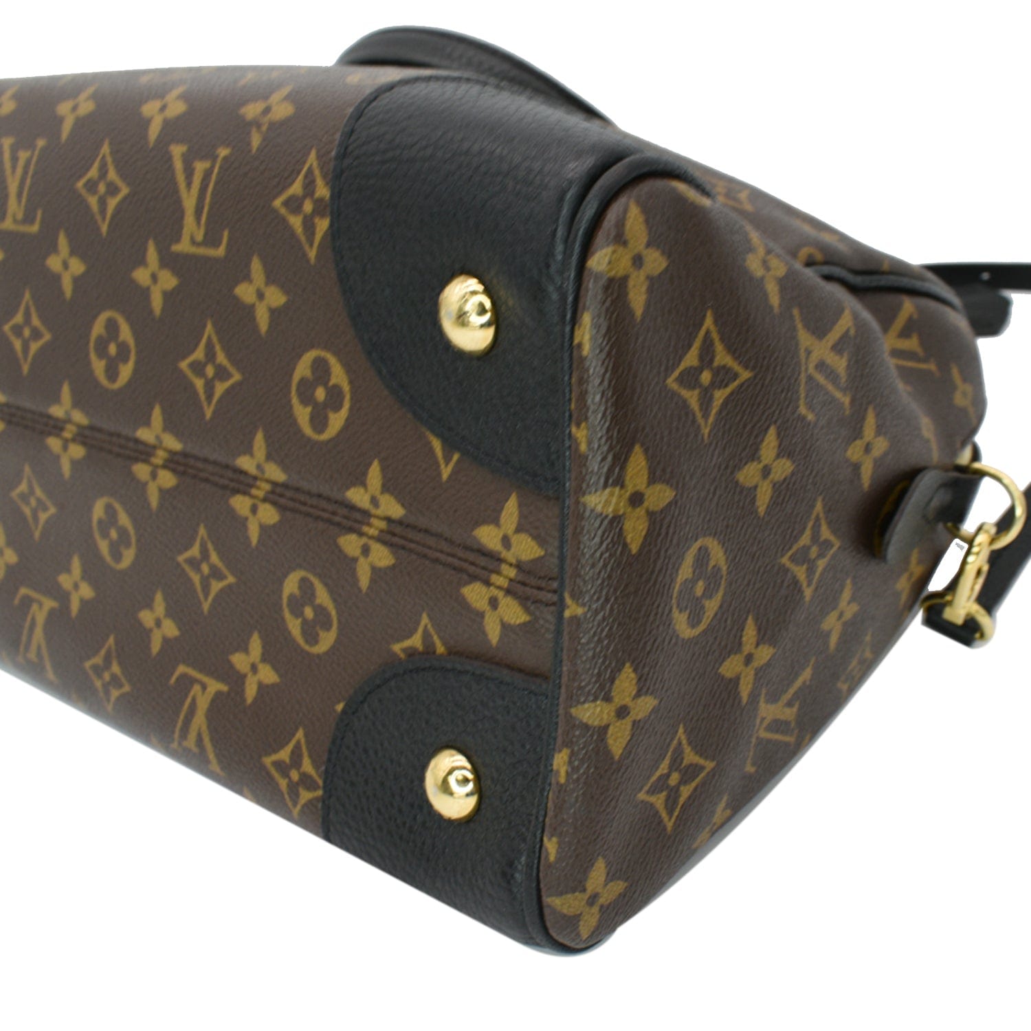 LOUIS VUITTON Retiro NM Monogram Canvas Shoulder Bag Noir
