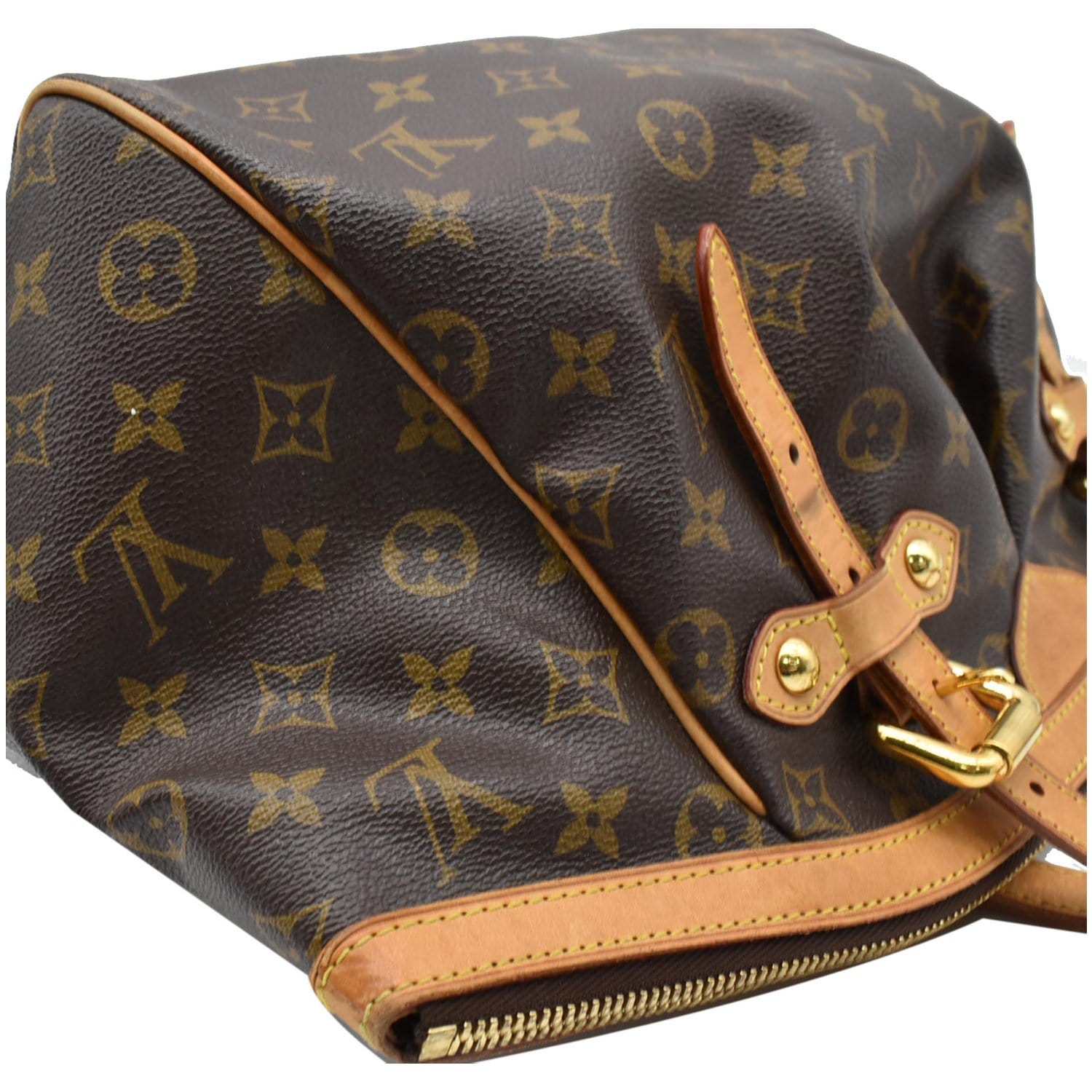 LOUIS VUITTON Tivoli GM Monogram Canvas Shoulder Bag Brown