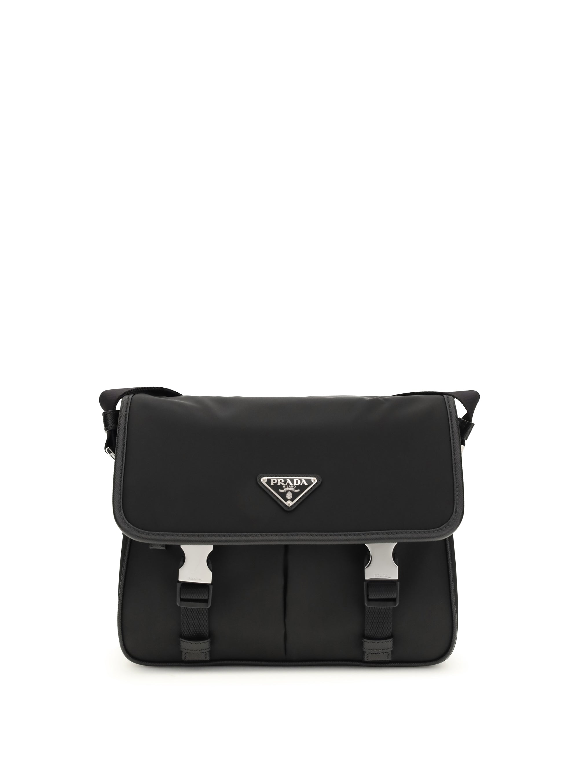 Prada Men Re-Nylon And Saffiano Shoulder Bag