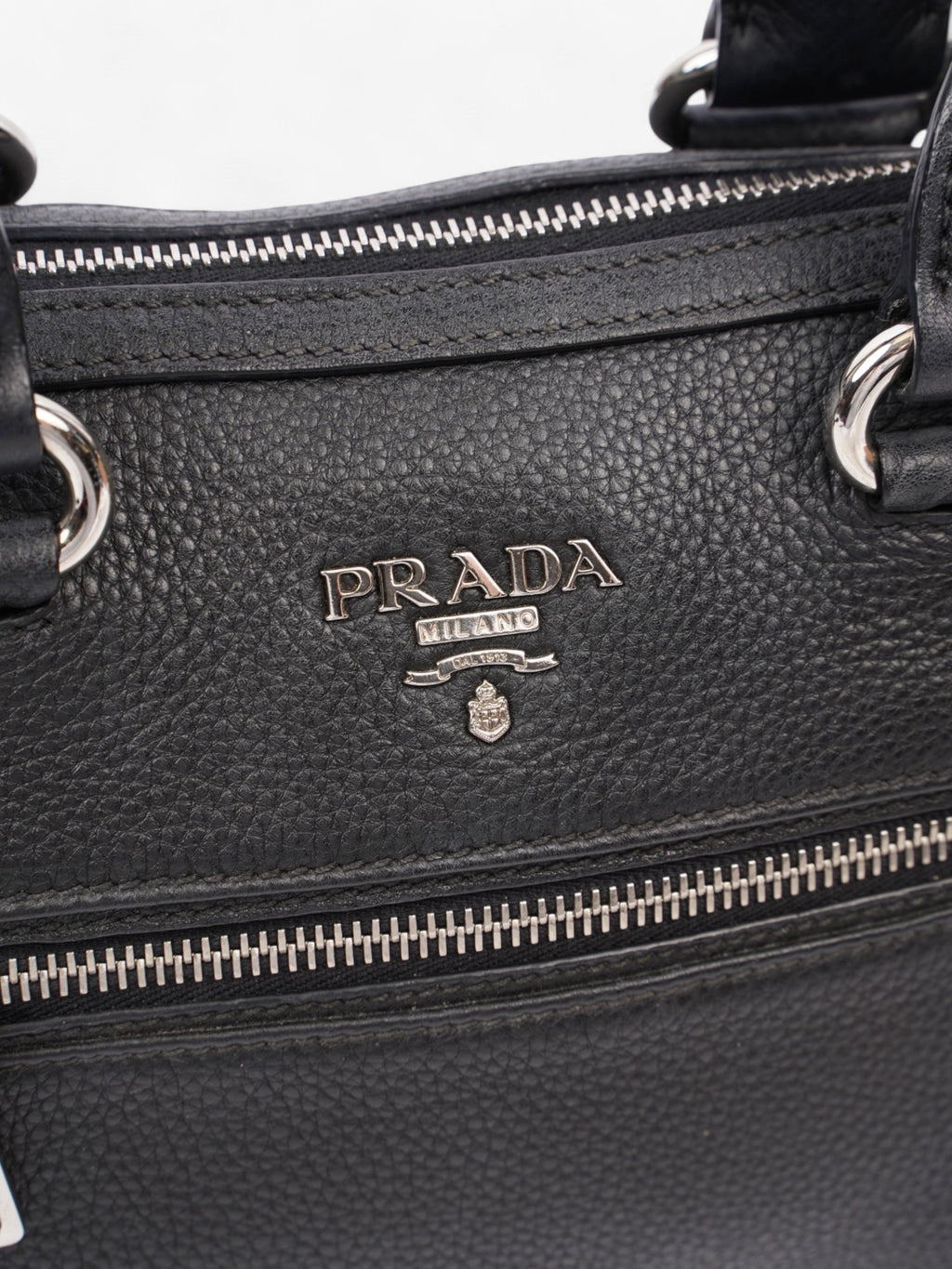 Prada Tote Black Leather