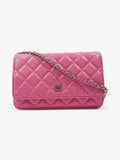 Chanel Wallet On Chain Pink Caviar Leather