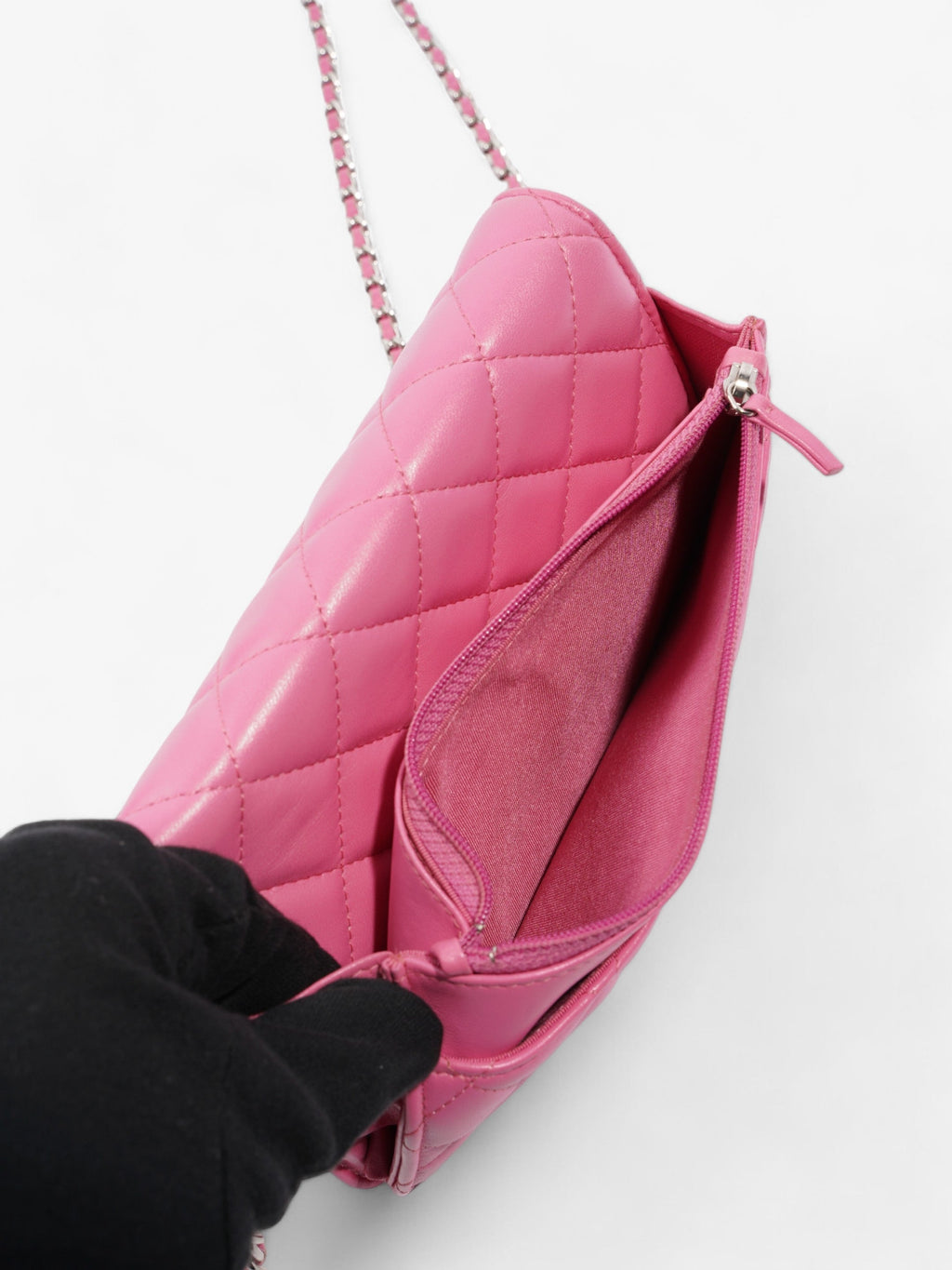 Chanel Wallet On Chain Pink Caviar Leather
