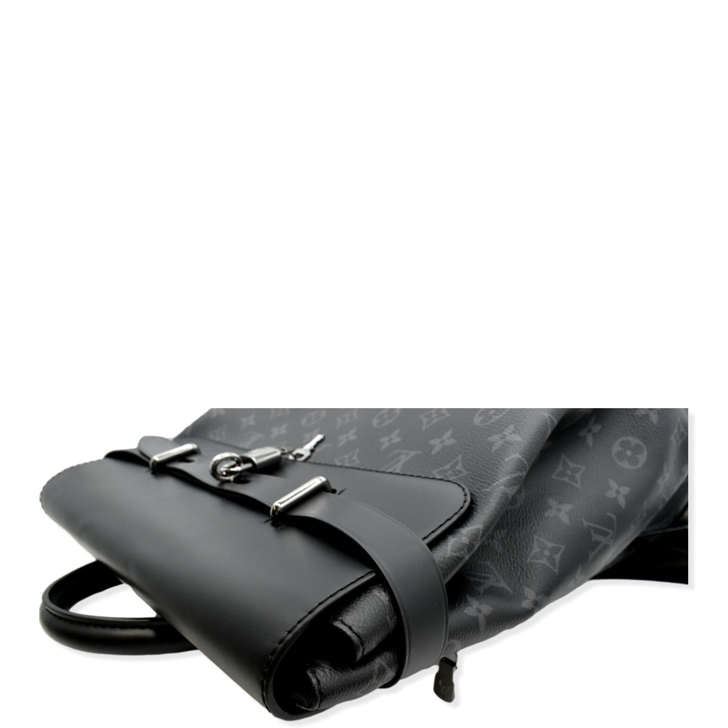 LOUIS VUITTON Steamer Monogram Eclipse Backpack Bag Black