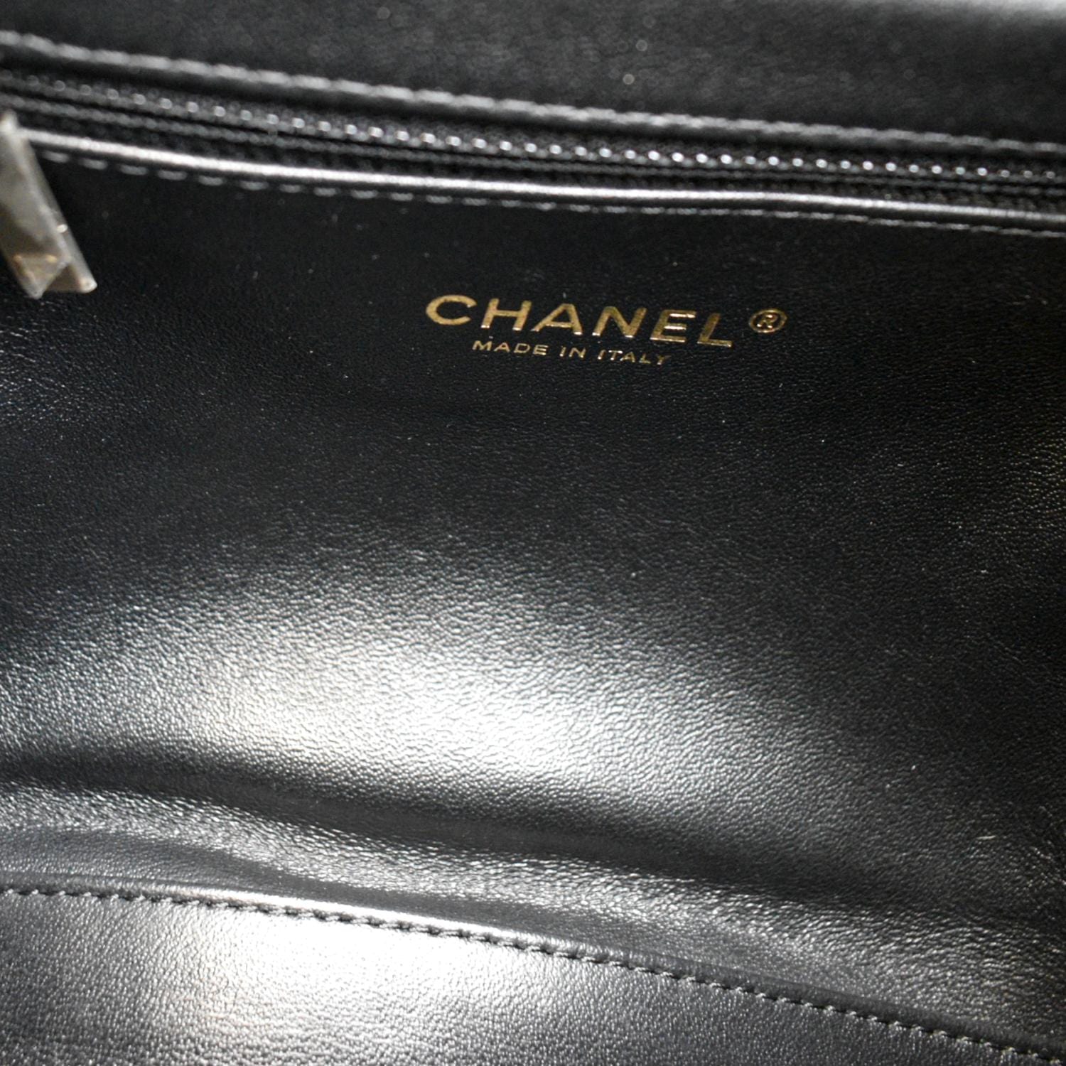 CHANEL Business Affinity Caviar Quilted Backpack Black