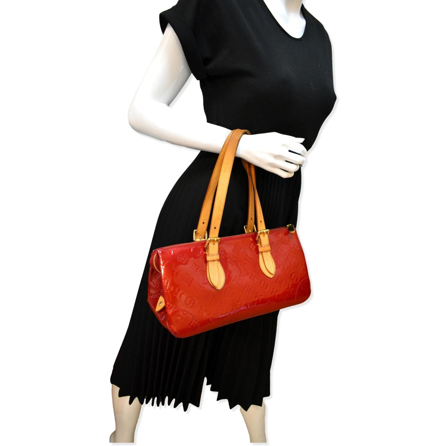 LOUIS VUITTON Rosewood Monogram Vernis Shoulder Bag
