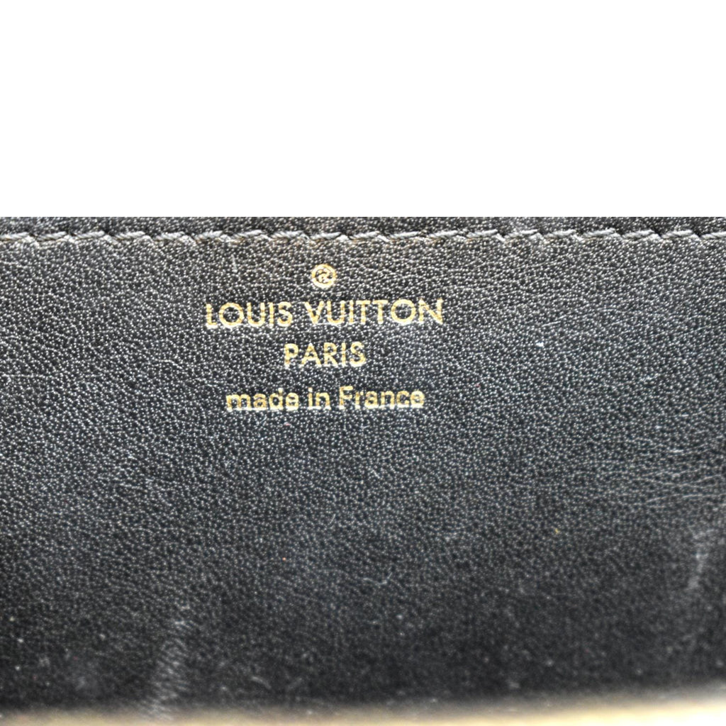 LOUIS VUITTON Vivienne NM Grained Calfskin Leather Shoulder Bag Black