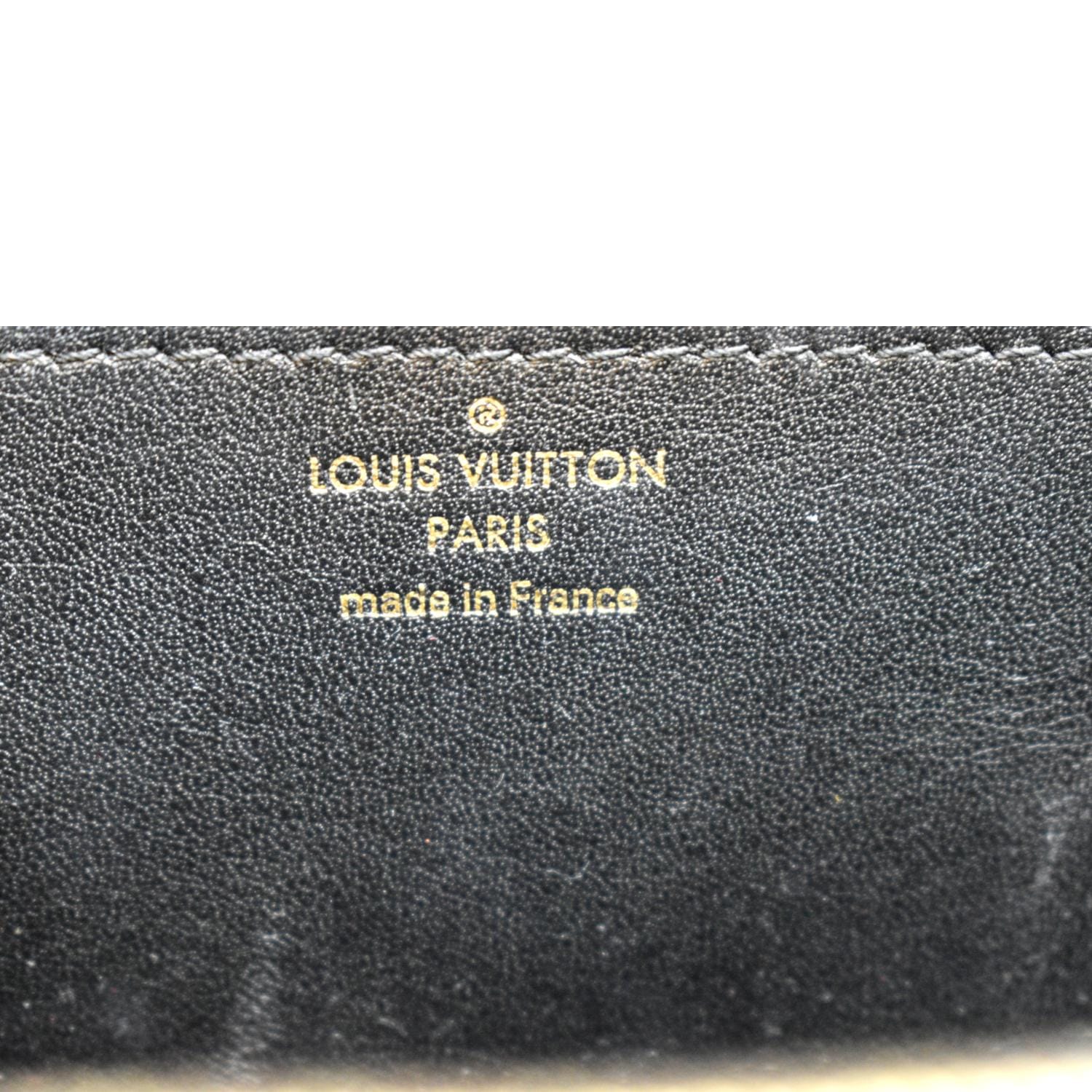 LOUIS VUITTON Vivienne NM Grained Calfskin Leather Shoulder Bag Black