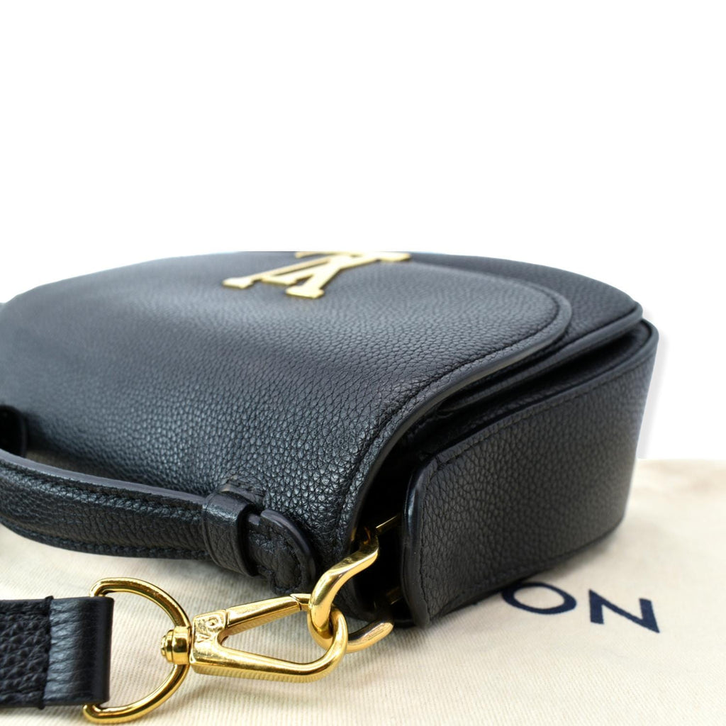 LOUIS VUITTON Vivienne NM Grained Calfskin Leather Shoulder Bag Black