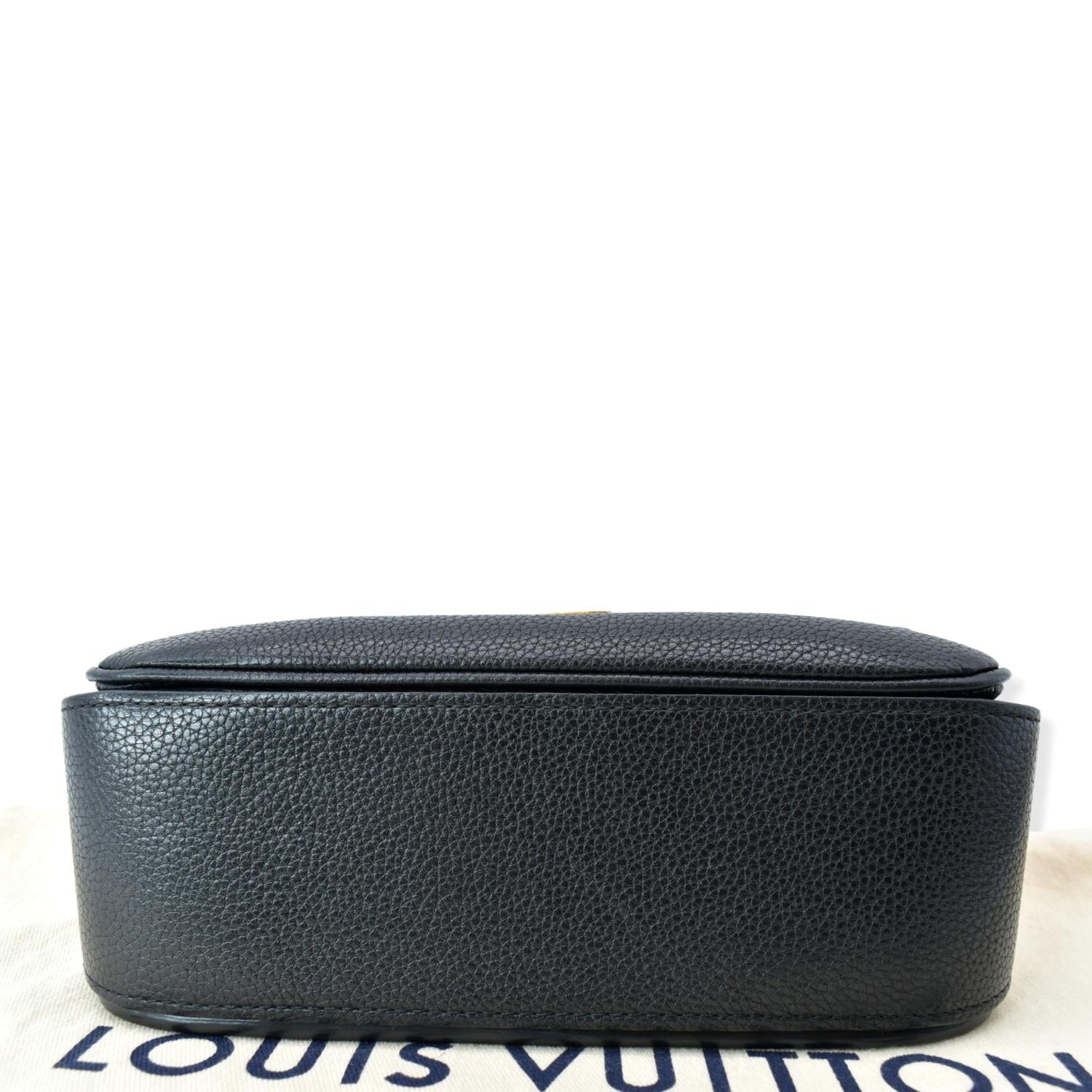 LOUIS VUITTON Vivienne NM Grained Calfskin Leather Shoulder Bag Black