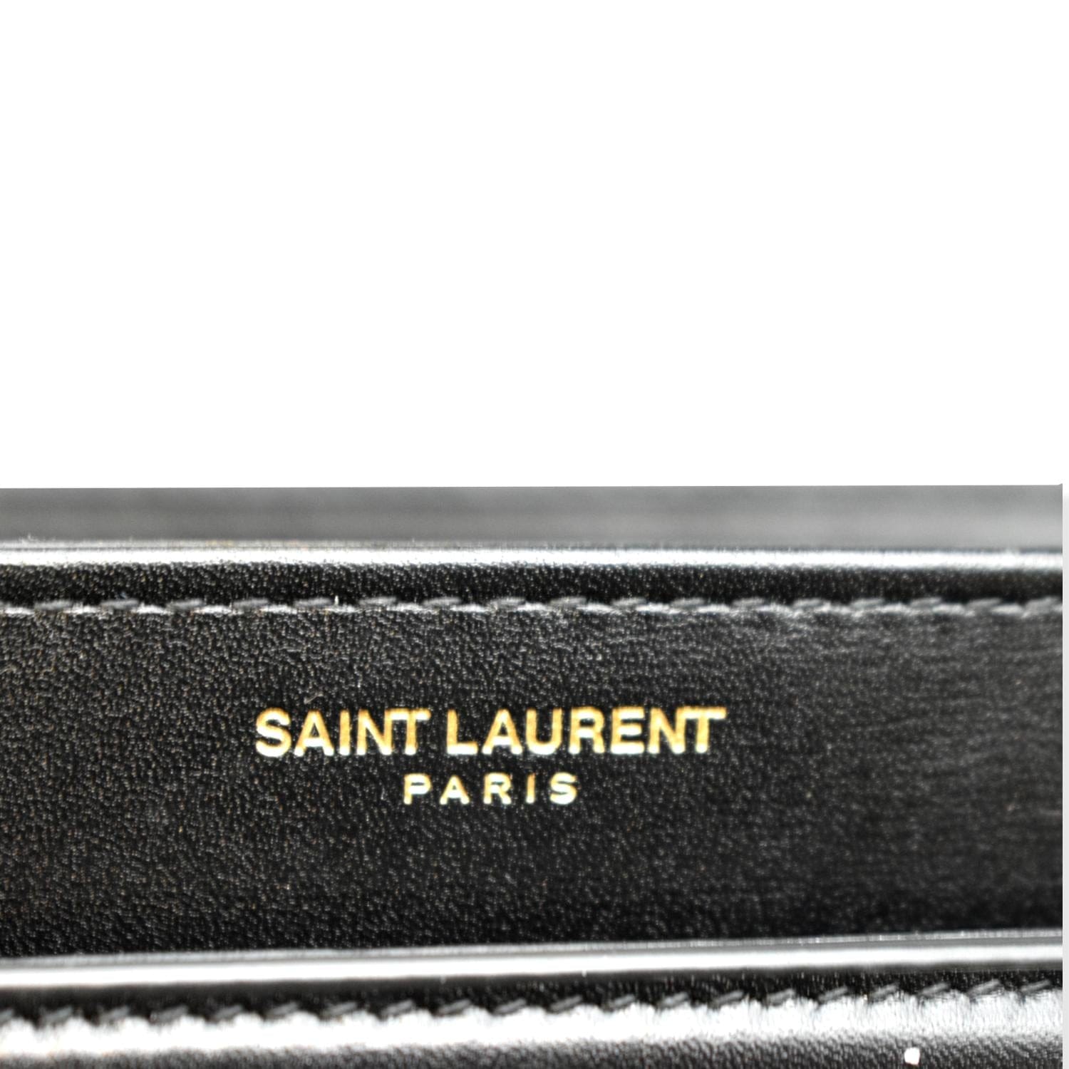 Yves Saint Laurent Solferino Medium Canvas and Leather Shoulder Bag White