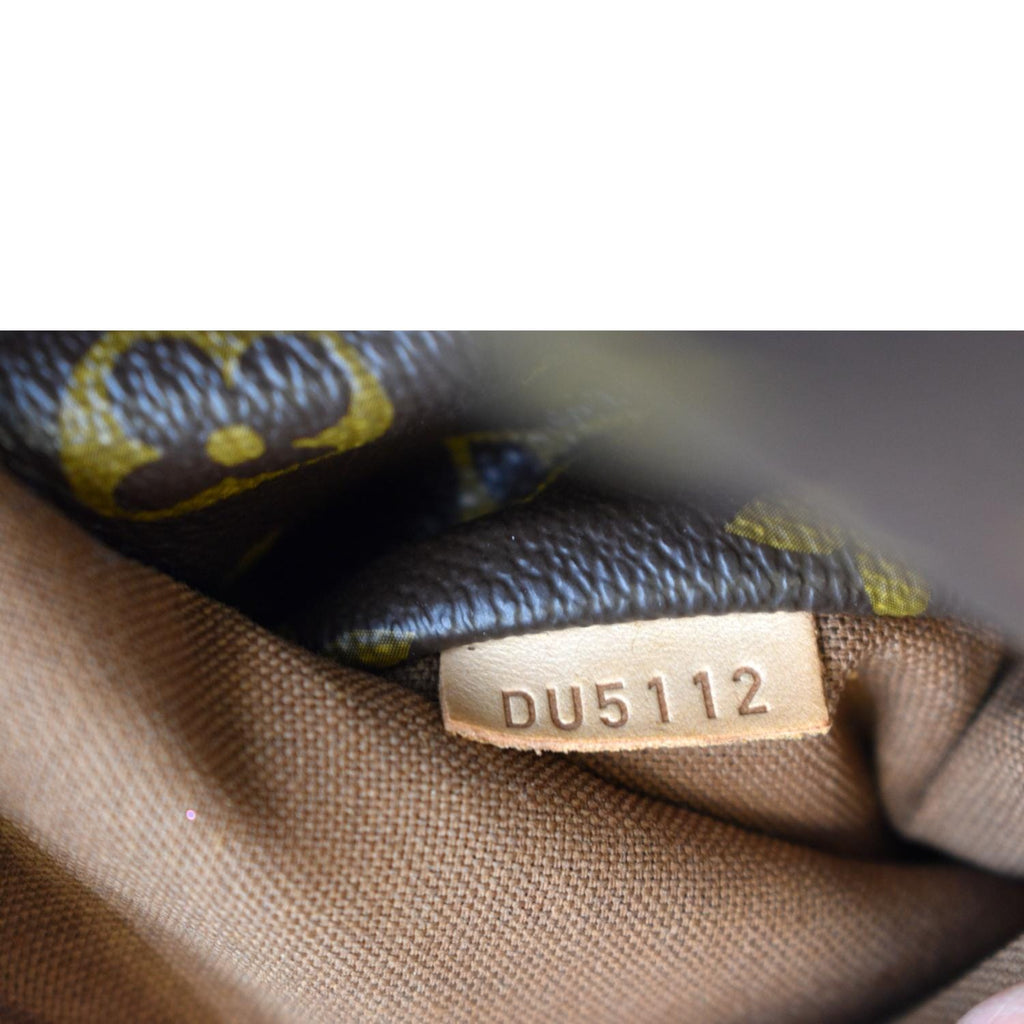 LOUIS VUITTON Totally MM Monogram Canvas Shoulder Bag Brown