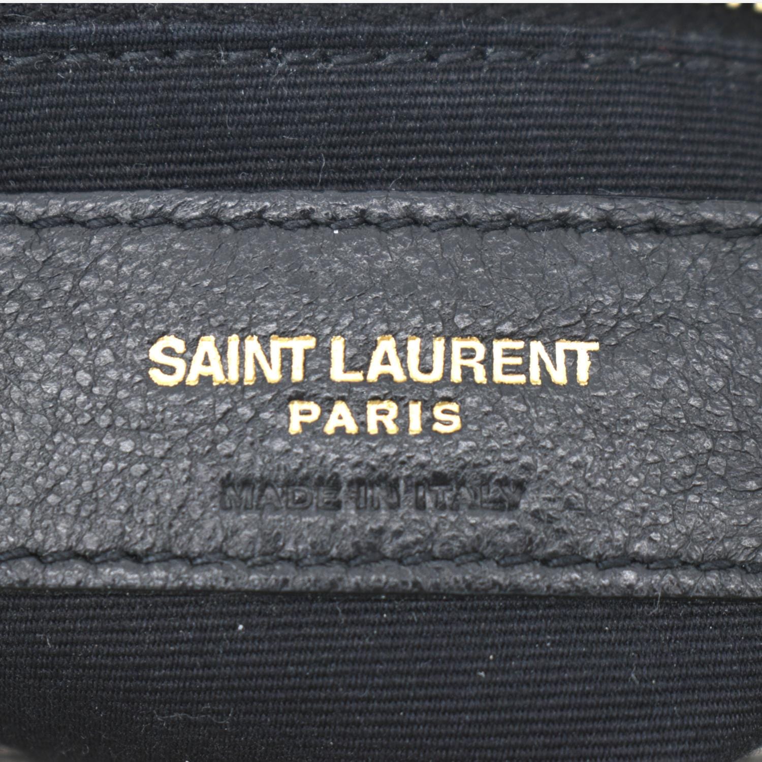 YVES SAINT LAURENT Tribeca Medium Leather Shoulder Bag White