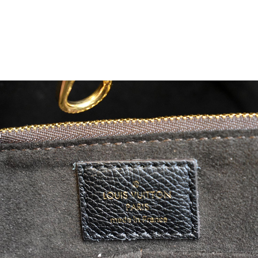 LOUIS VUITTON Kimono Monogram Leather Tote Bag Brown/Black