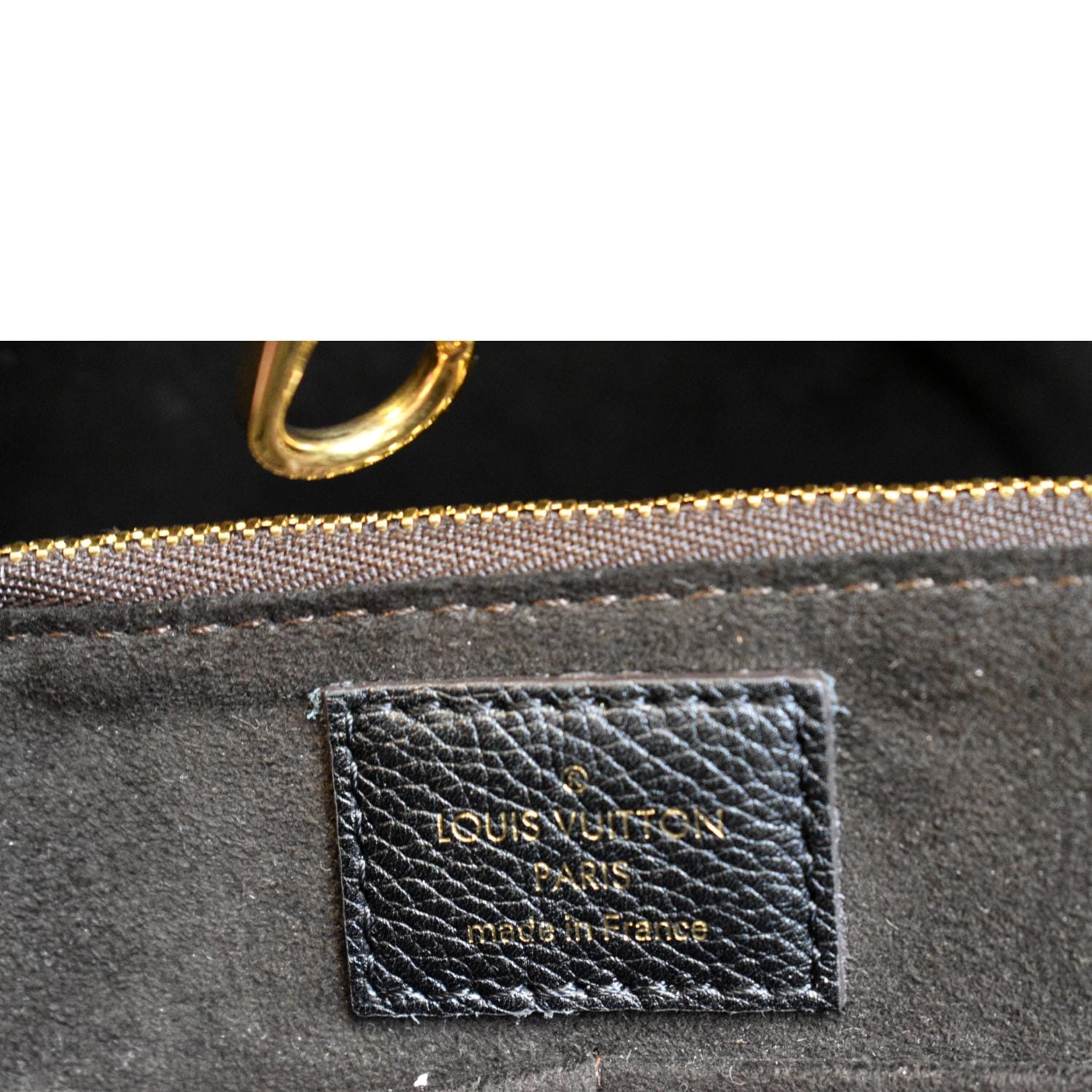 LOUIS VUITTON Kimono Monogram Leather Tote Bag Brown/Black