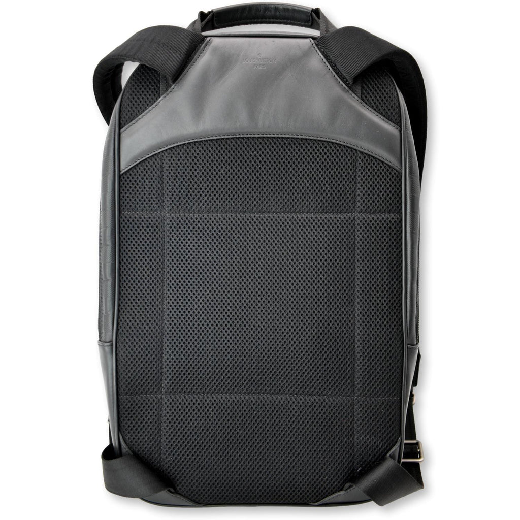 LOUIS VUITTON Michael Damier Infini Leather Backpack Bag Black