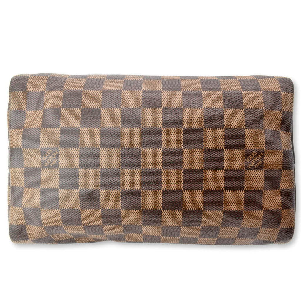 LOUIS VUITTON Speedy 25 Bandouliere Damier Ebene Shoulder Bag Brown