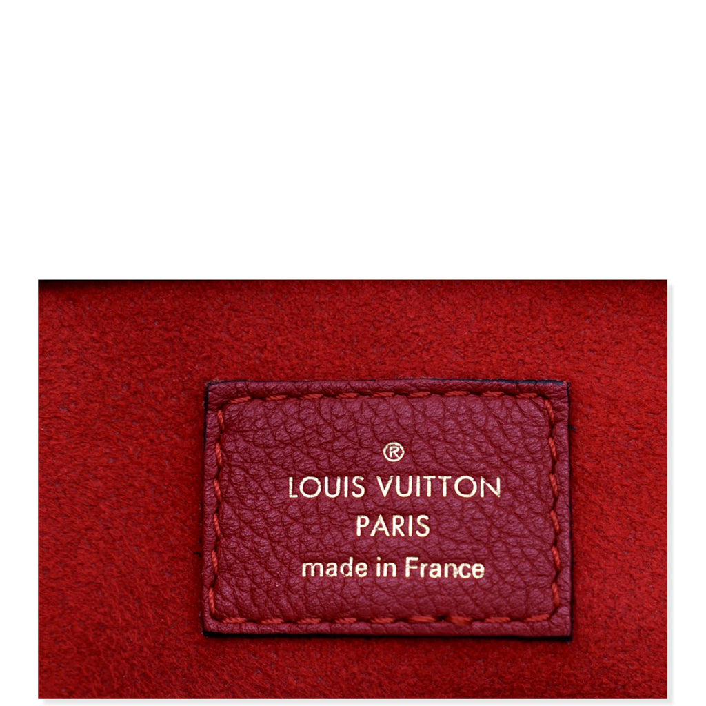LOUIS VUITTON Pallas Chain Monogram Canvas Shopper Tote Bag Brown