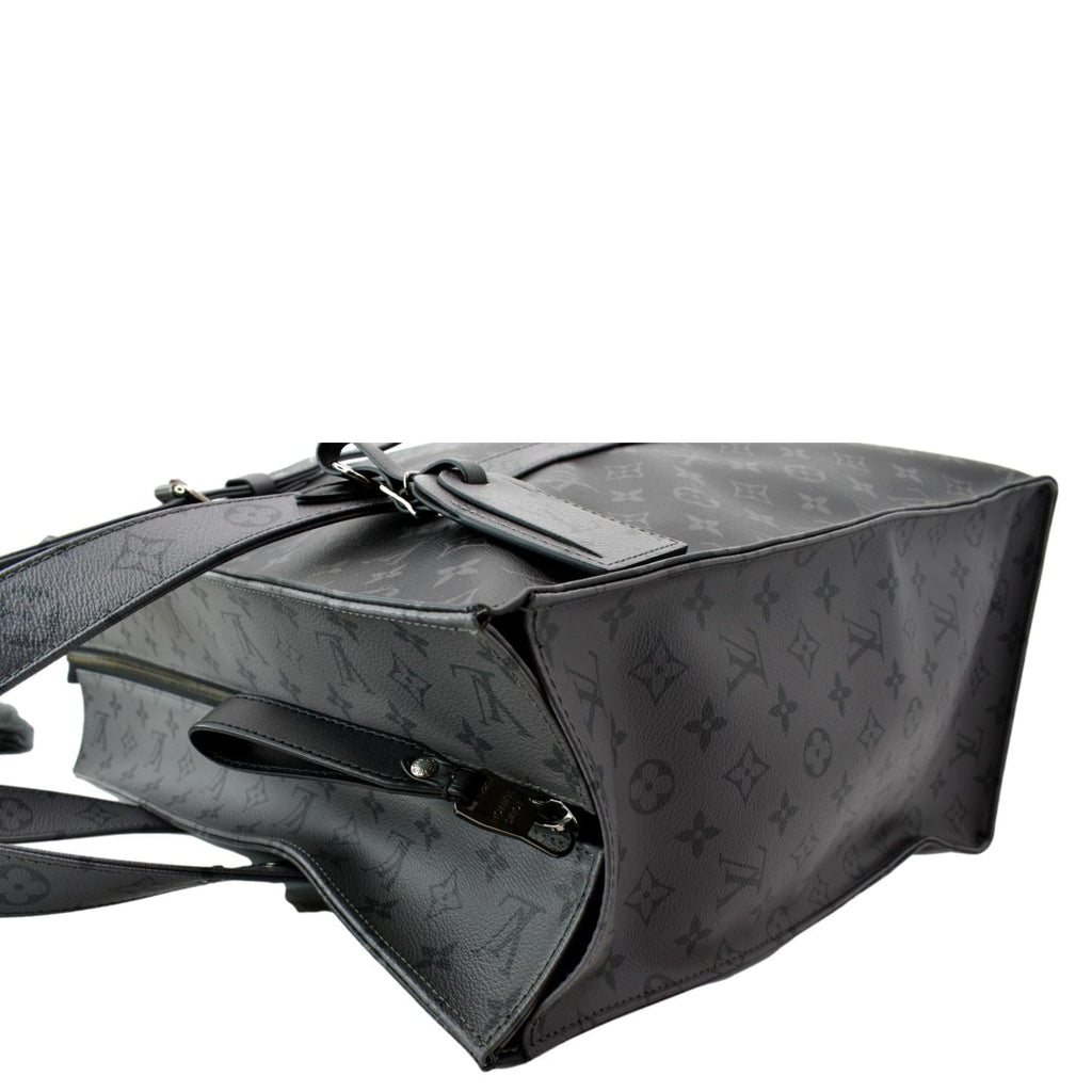 LOUIS VUITTON Cabas Zippe GM Monogram Eclipse Tote Bag Black