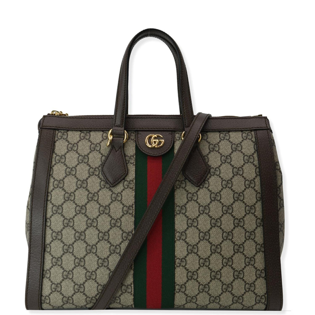 GUCCI Ophidia Medium GG Supreme Tote Shoulder Bag Beige 524537 - Hot Deals