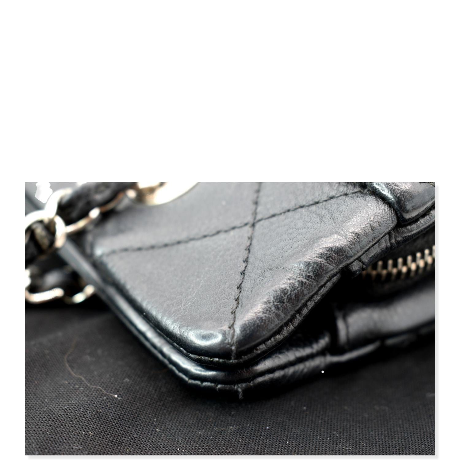 CHANEL Timeless CC Soft Quilted Caviar Leather Shopping Tote Bag Black