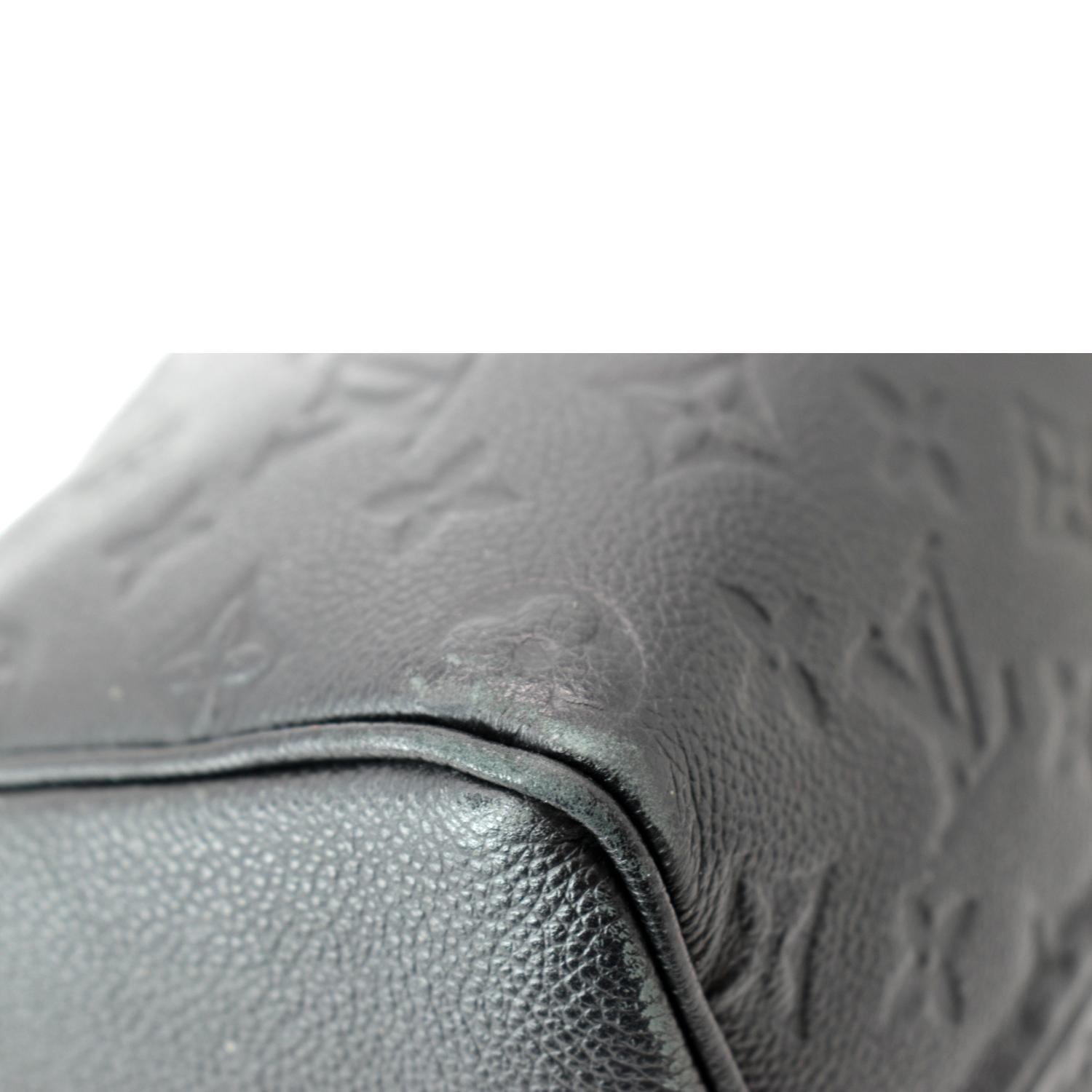 LOUIS VUITTON Speedy Bandouliere 25 Empreinte Leather  Shoulder Bag Black
