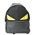 FENDI Monster Eyes Large Nylon Backpack Bag Black