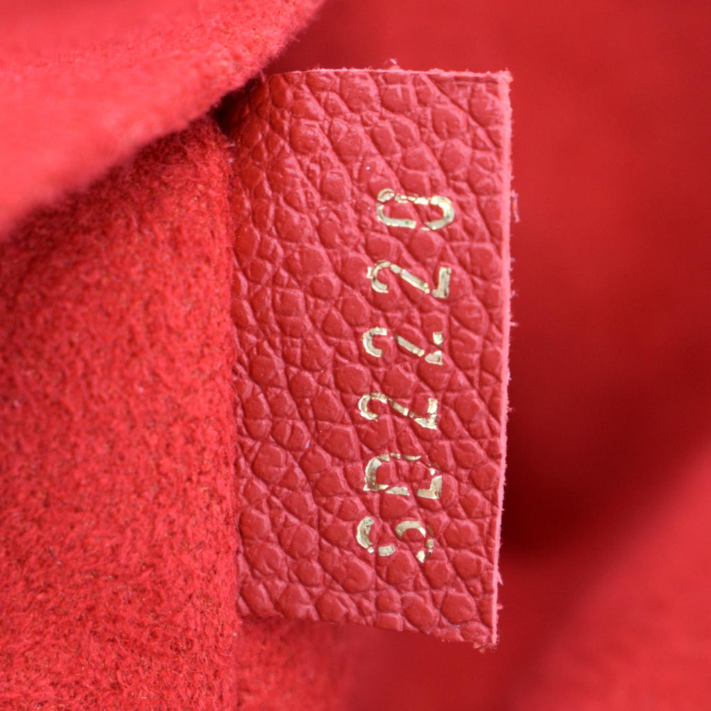 LOUIS VUITTON Surene MM Monogram Canvas Shoulder Bag Cerise