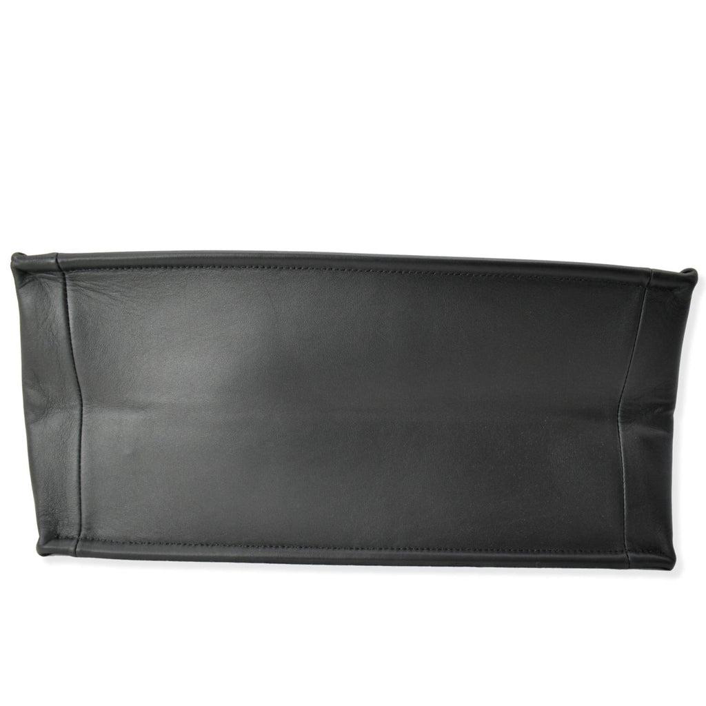CHRISTIAN DIOR Medium Dior Book Calfskin Tote Bag Black