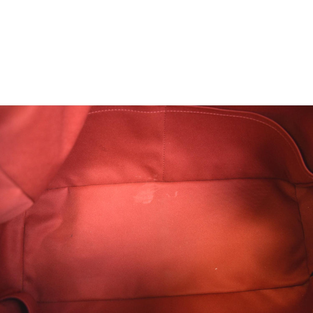 LOUIS VUITTON Ponthieu MM Monogram Empreinte Leather Shoulder Bag Navy Blue
