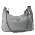 PRADA Re-Edition 2005 Nylon Shoulder Bag Grey - Hot Deals