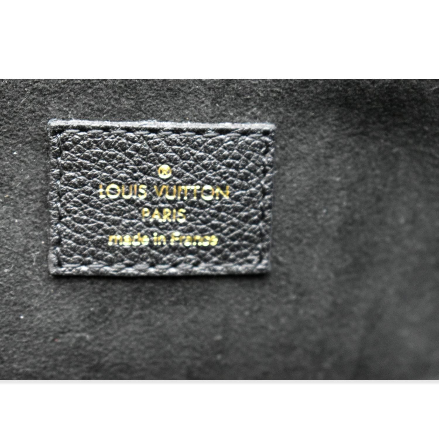 LOUIS VUITTON Vavin PM Monogram Empreinte Shoulder Bag Black