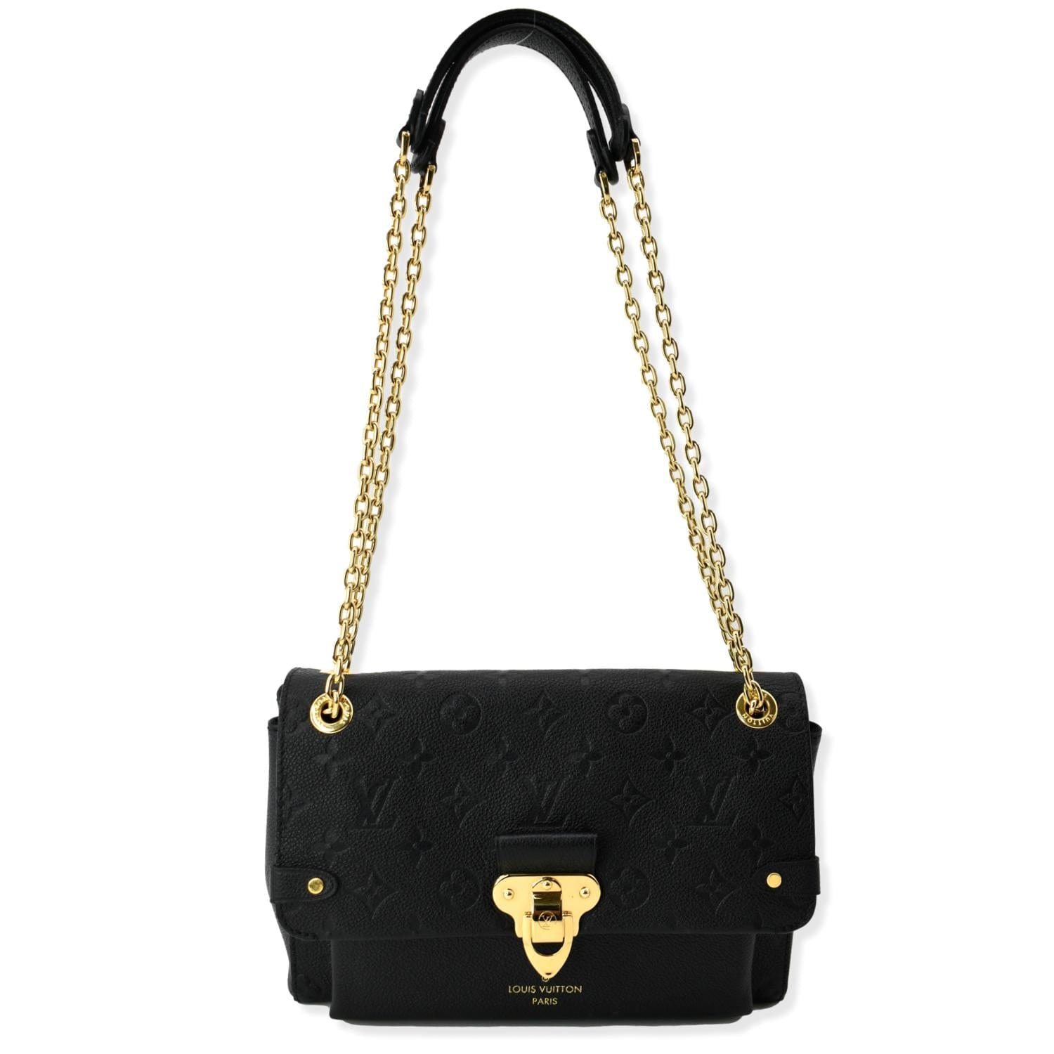 LOUIS VUITTON Vavin PM Monogram Empreinte Shoulder Bag Black