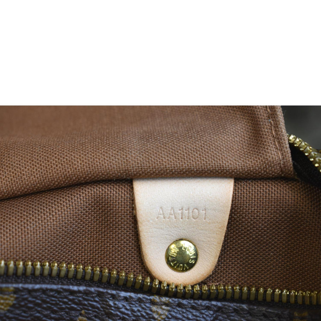 LOUIS VUITTON Speedy 30 Bandouliere Monogram Canvas Shoulder Bag Brown