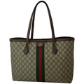 GUCCI Ophidia Medium GG Supreme Canvas Tote Bag Beige 631685