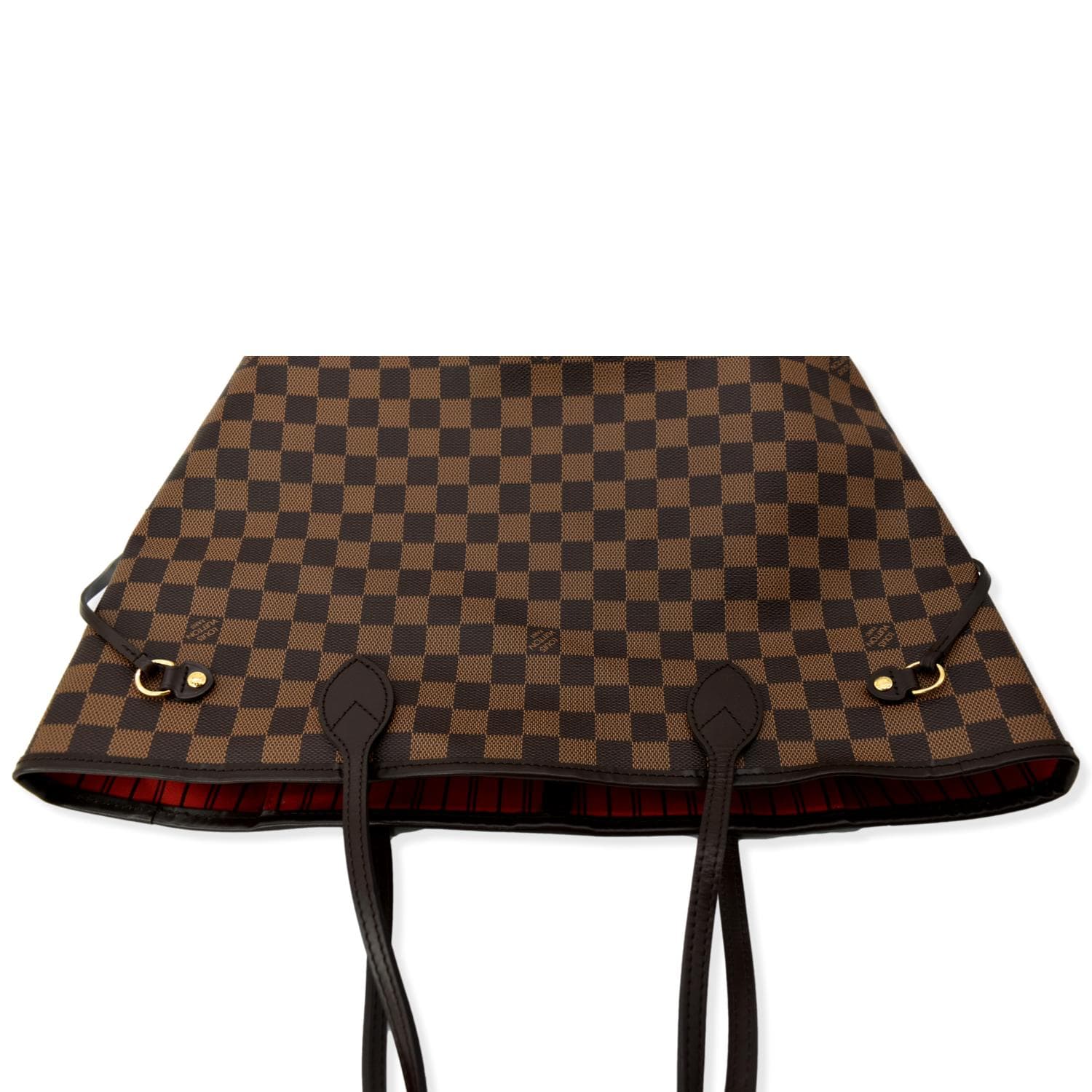 LOUIS VUITTON  Neverfull MM Damier Ebene Tote Bag Brown