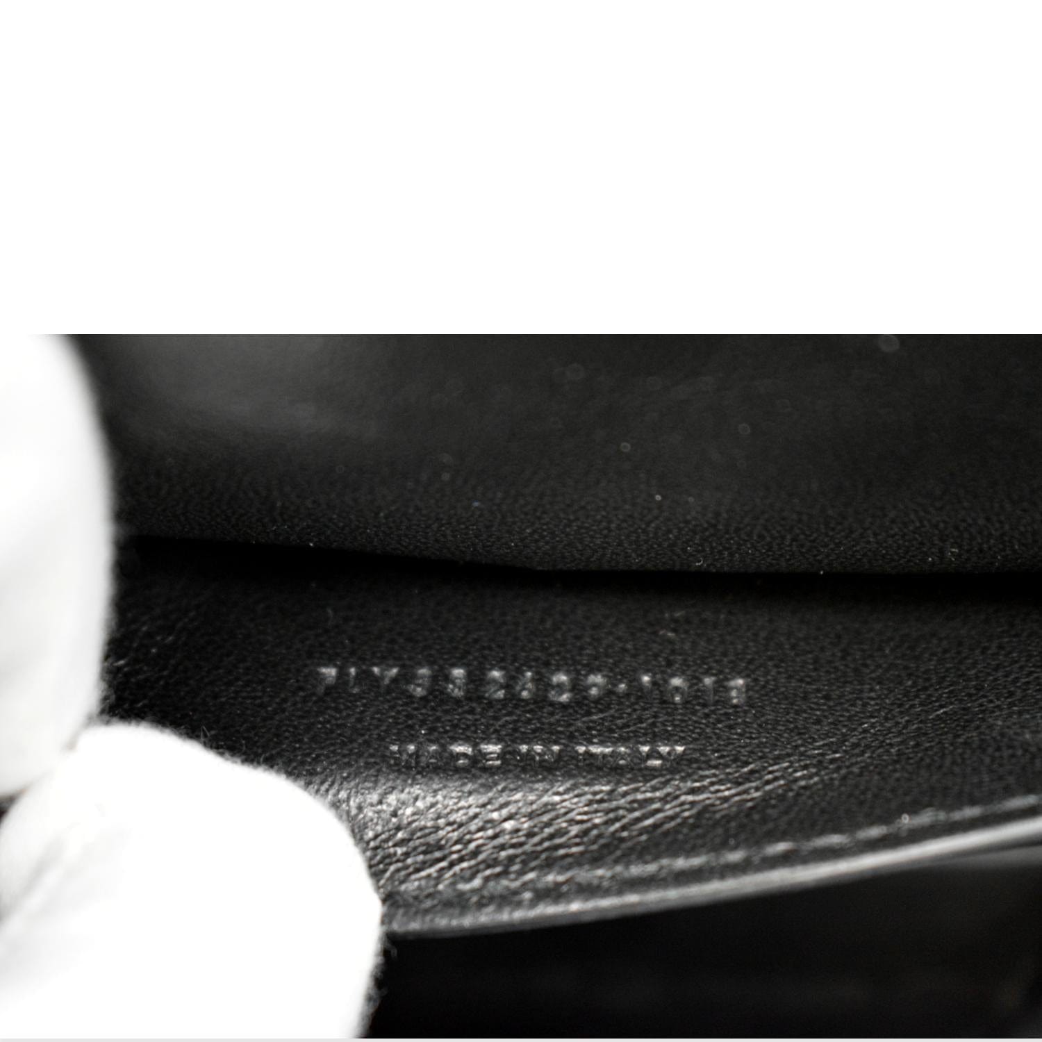 YVES SAINT LAURENT Sulpice Medium Monogram Clasp Shoulder Bag Black