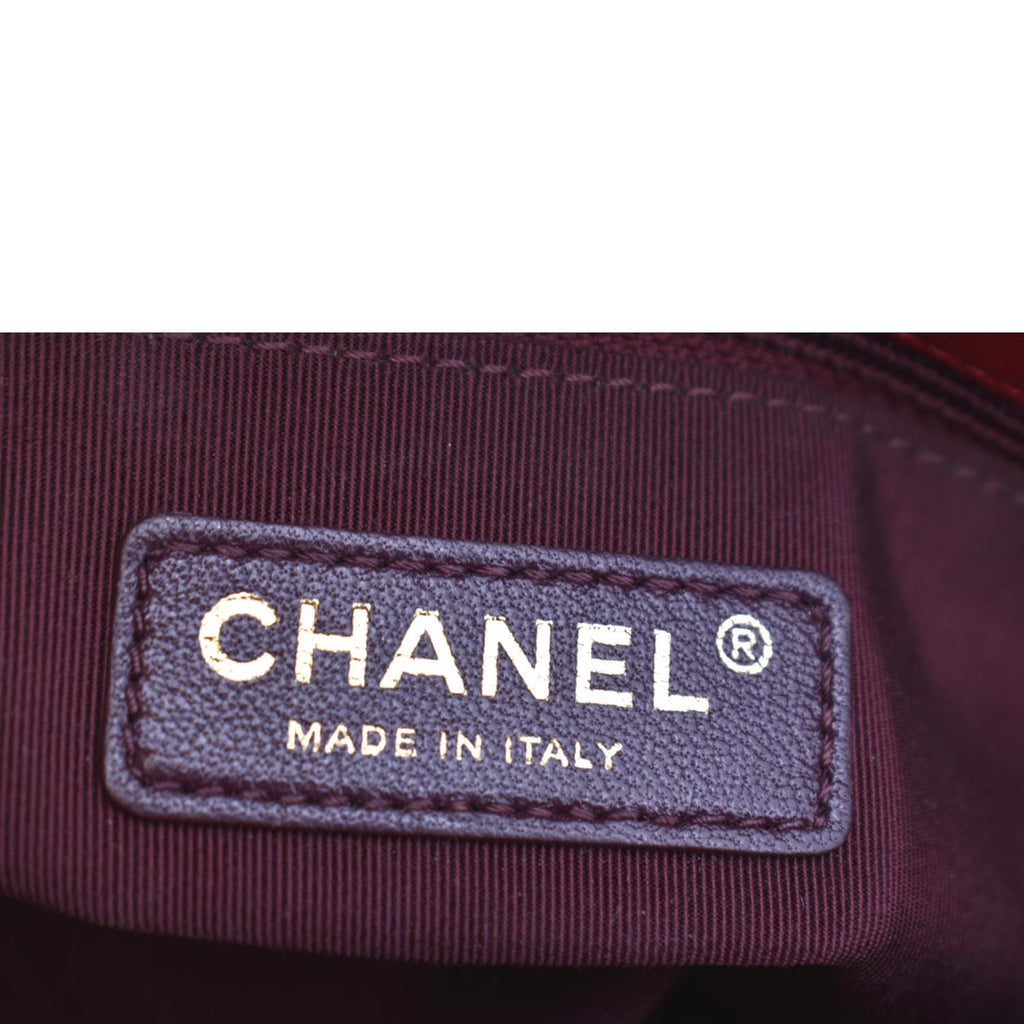 CHANEL Mademoiselle Vintage Flap Sheepskin Leather Shoulder Bag Red