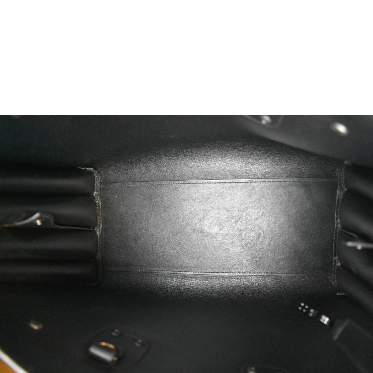 YVES SAINT LAURENT Sac de Jour Leather Shoulder Bag Black
