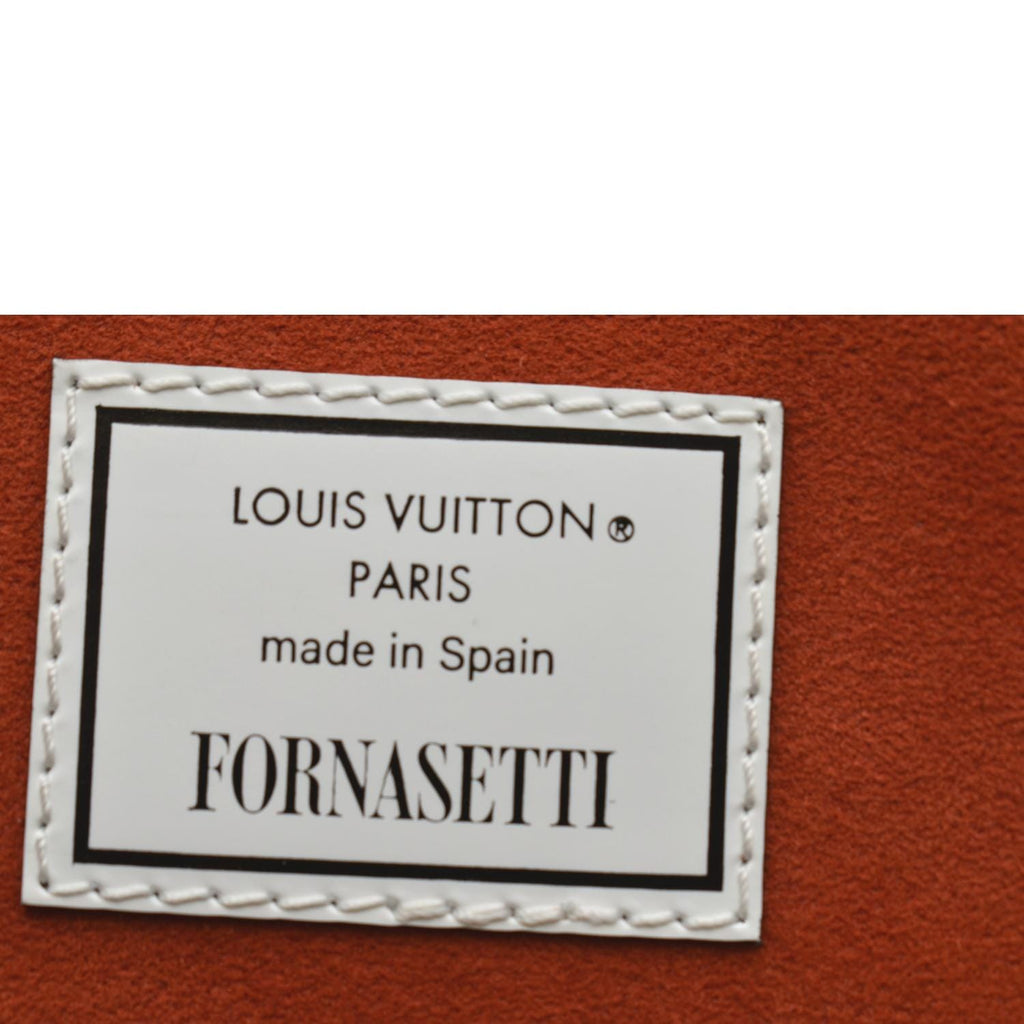 LOUIS VUITTON Neverfull MM x Fornasetti Cameo Monogram Canvas Tote Bag Brown