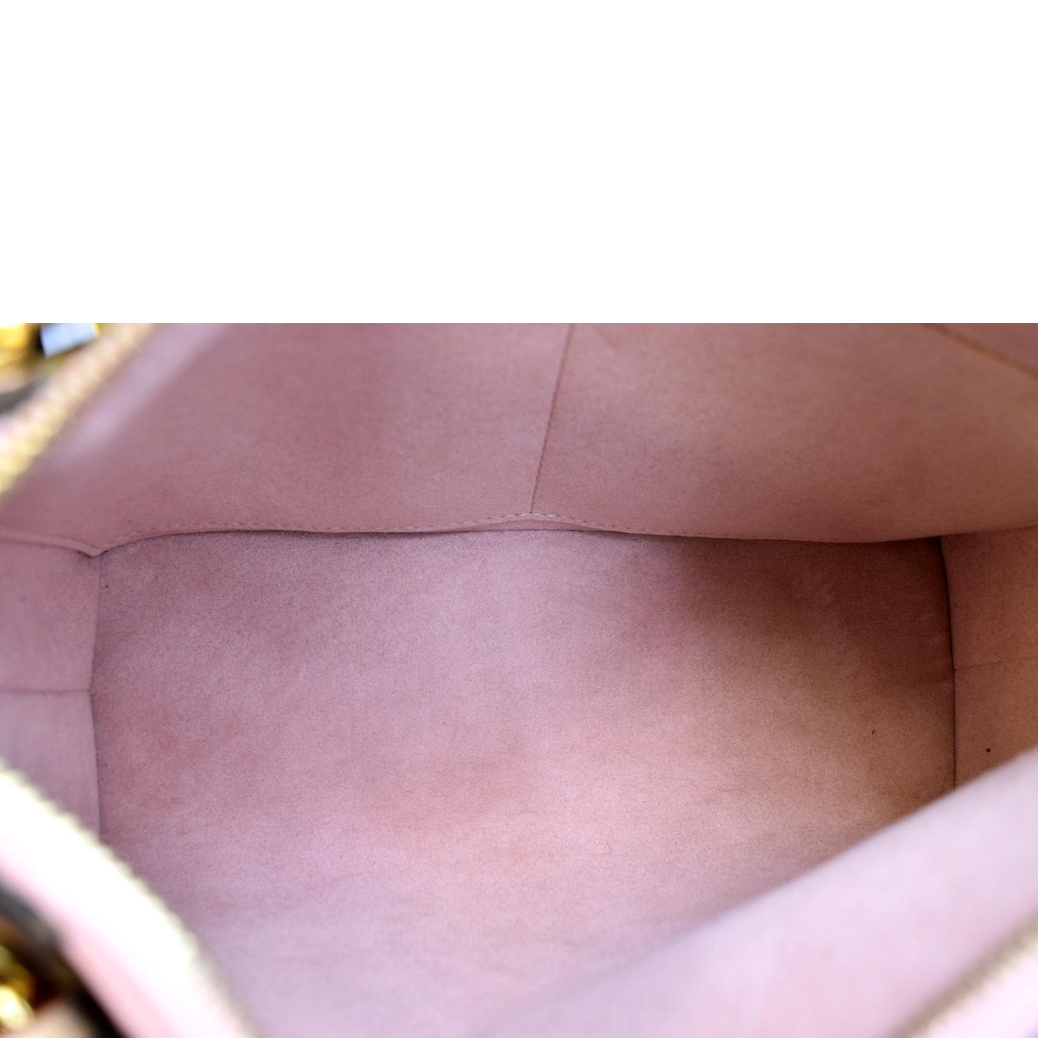 LOUIS VUITTON V Tote BB Monogram Canvas Shoulder Bag Rose Poudre