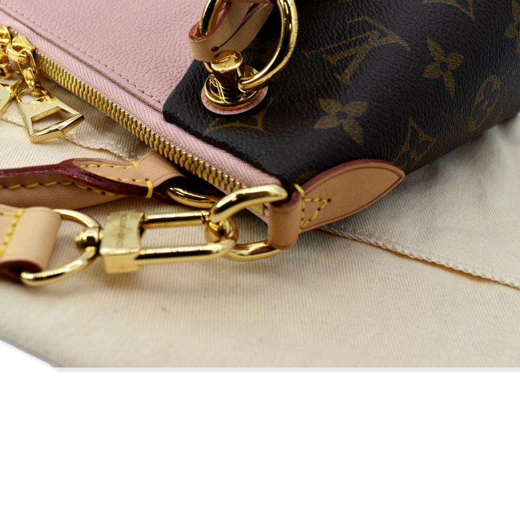 LOUIS VUITTON V Tote BB Monogram Canvas Shoulder Bag Rose Poudre