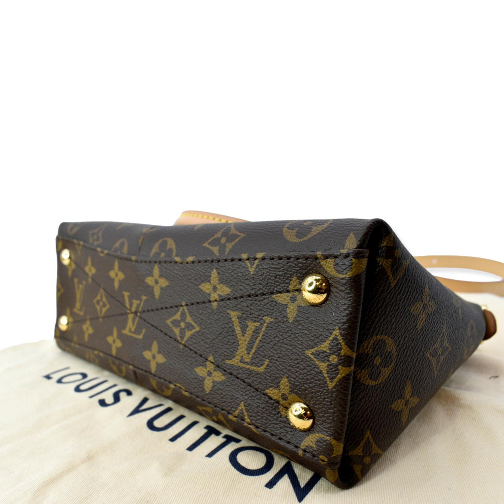 LOUIS VUITTON V Tote BB Monogram Canvas Shoulder Bag Rose Poudre