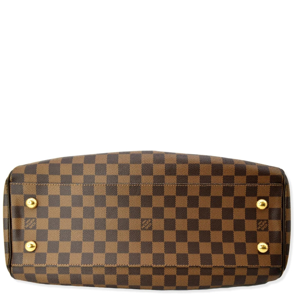 LOUIS VUITTON Trevi GM Damier Ebene 2way Shoulder Bag Brown
