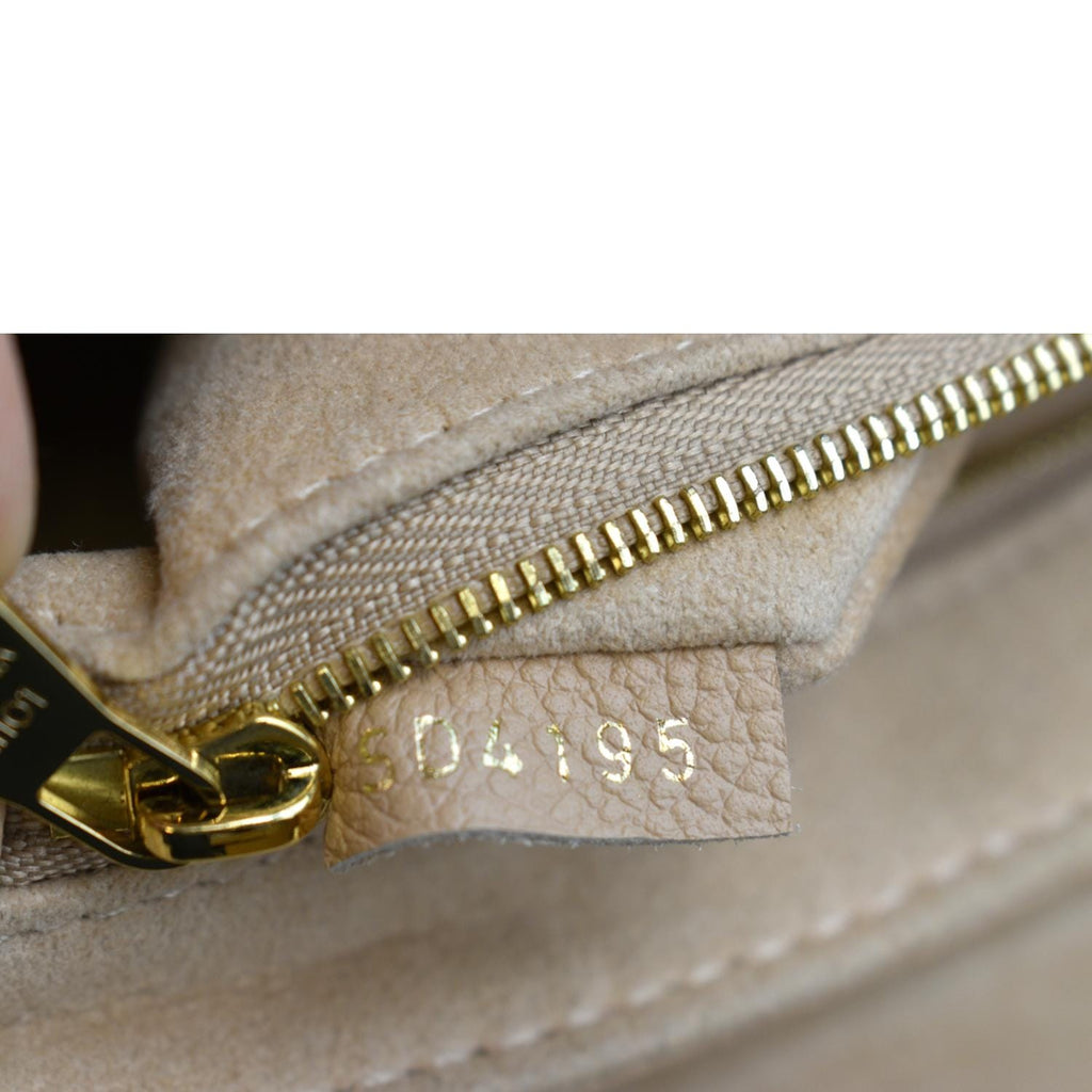 LOUIS VUITTON Saint Germain PM Monogram Leather Shoulder Bag Dune