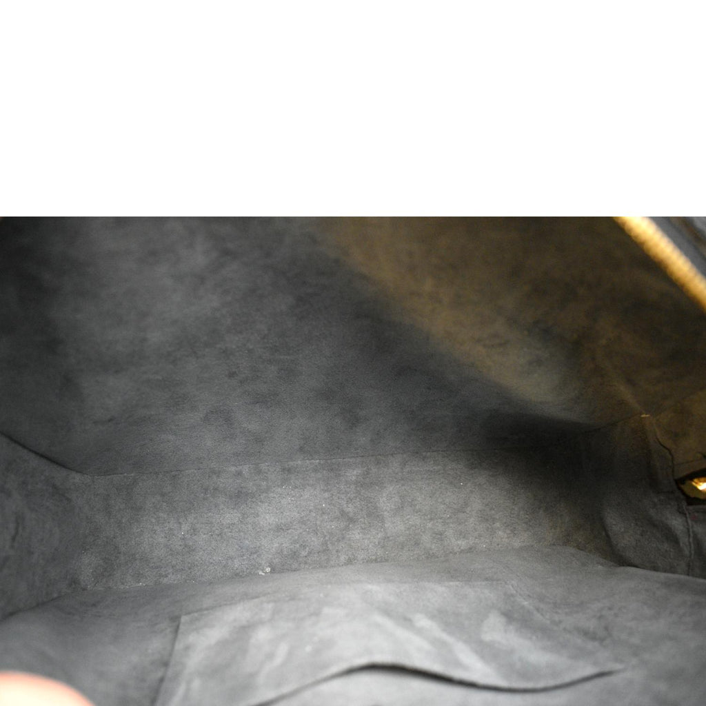 LOUIS VUITTON Voltaire Epi Leather Shoulder Bag Black