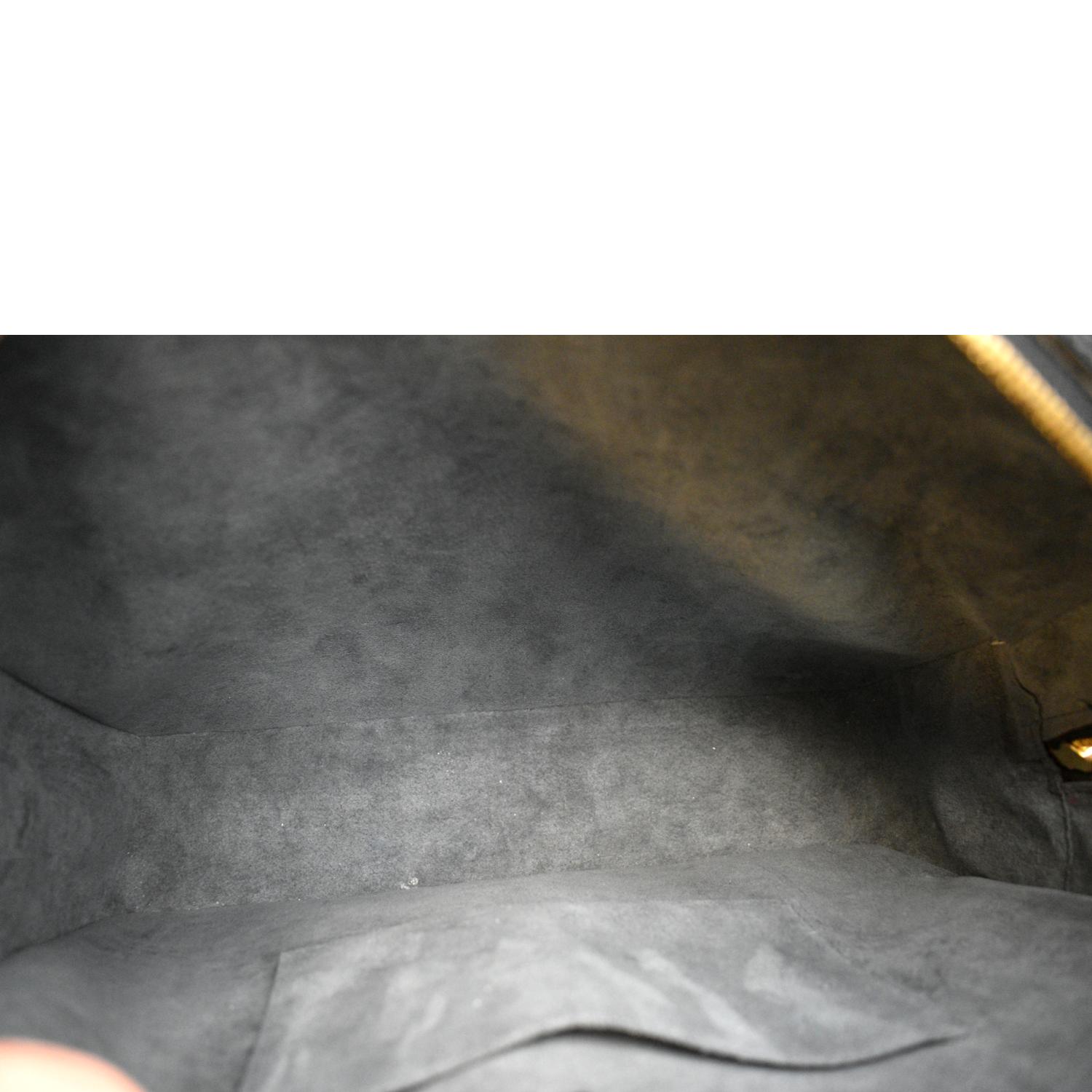 LOUIS VUITTON Voltaire Epi Leather Shoulder Bag Black